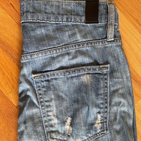 Vince Mason relaxed rolled distressed jeans - Picture 10 of 12